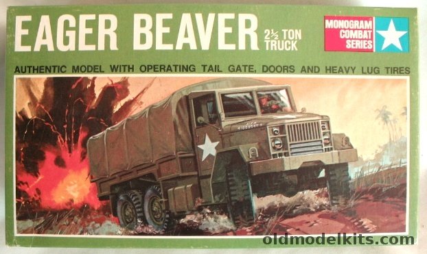 Monogram 1/35 M-34 Eager Beaver 2 1/2 Ton Truck, PM154-150 plastic model kit